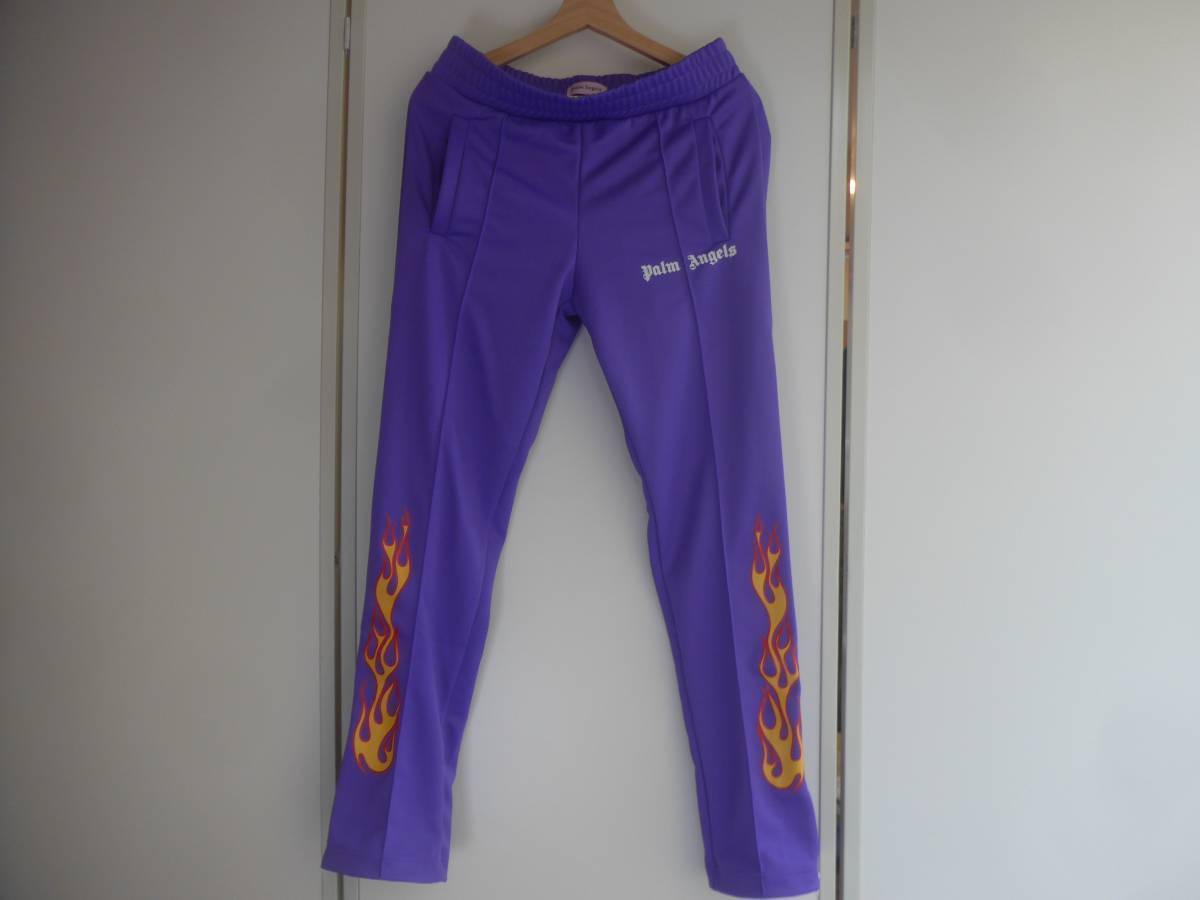 PALM ANGELS フレアー サイドライントラックパンツ