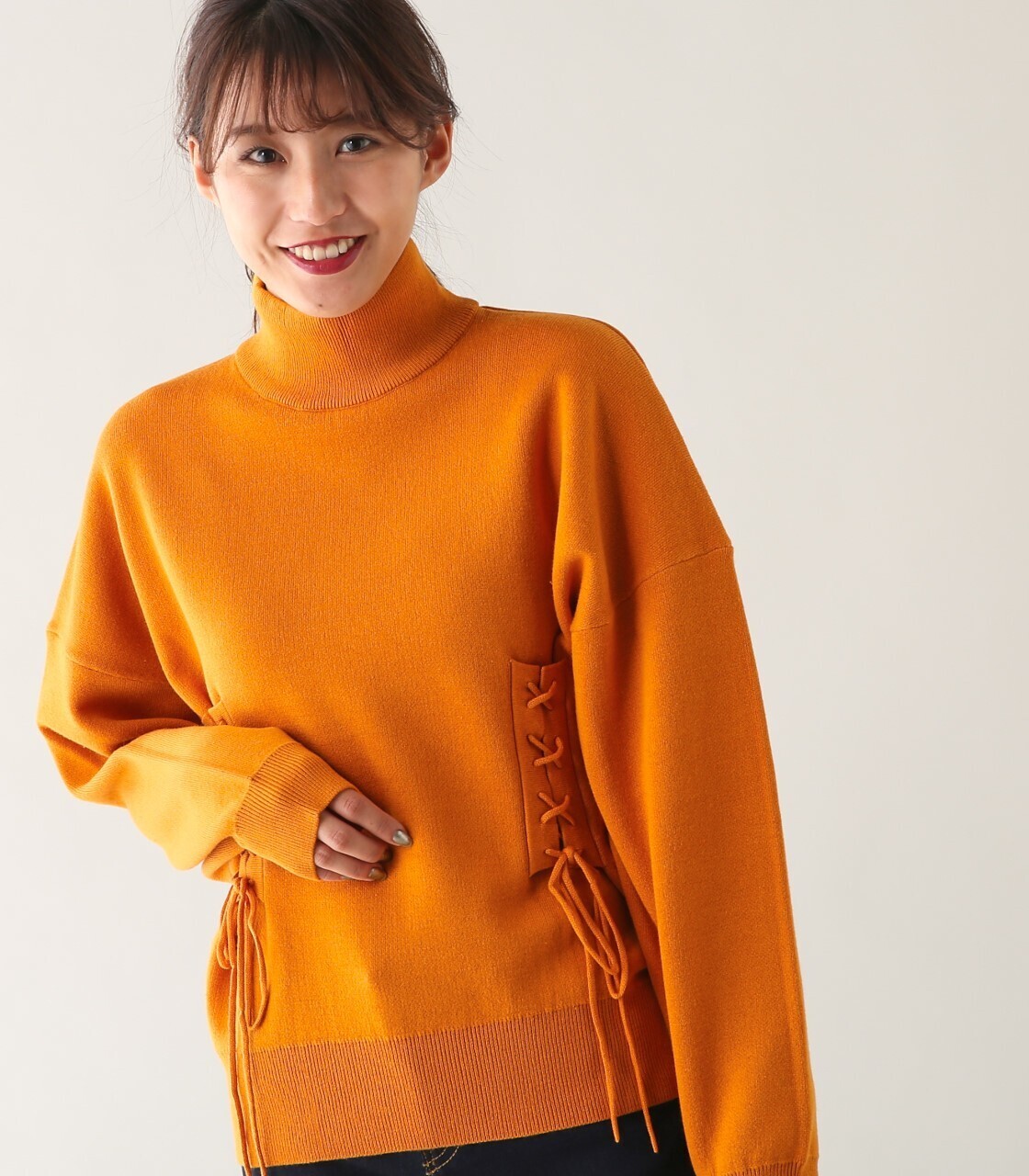 Avan Lily サイドレースアップニットPO