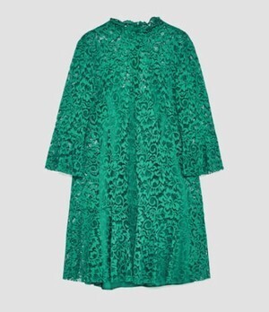 ZARA レースミニワンピース