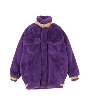 PAMEO POSE BELTED ECO FUR JACKET