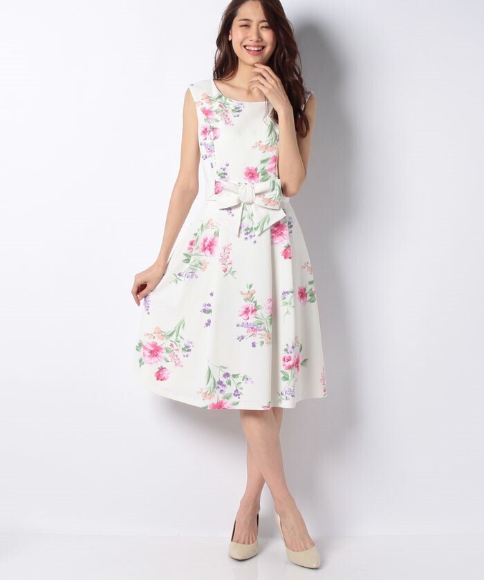 Debut de Fiore ブーケフラワーワンピース