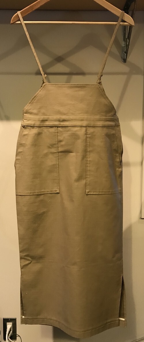 BRISEMY BACK SATIN SALOPE OP