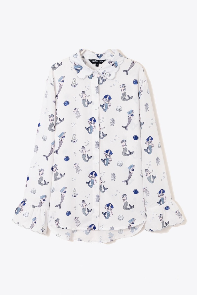 sister jane A Seashell Calling Blouse