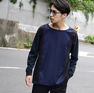 tk.TAKEO KIKUCHI 切り替えロングスリーブTシャツ 17033300