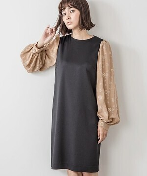 Banner Barrett LAME JACQUARD DRESS