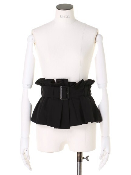 UN3D. BUCKLE BUSTIER BELT