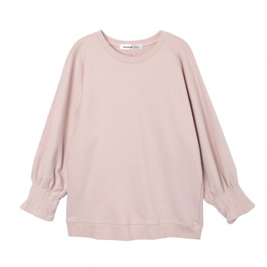 SAAAGE boutique タックスリーブカットソー
