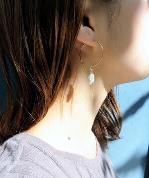 trim 【t-1053P③】淡水パールピアス