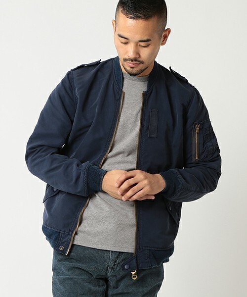 BEAMS PLUS ライトナイロンツイル フライトジャケット