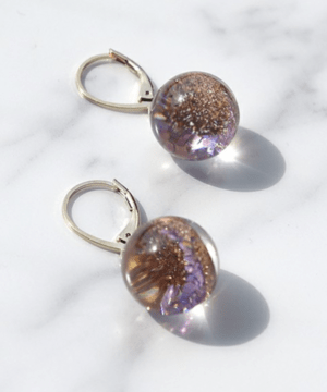 GOLDY 1170901 グリッター ボール　ピアス   B