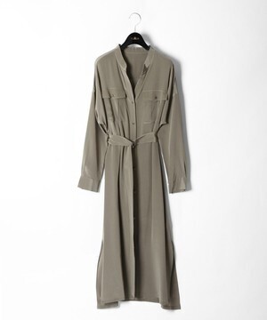 GRACE CONTINENTAL シルクシャツワンピース