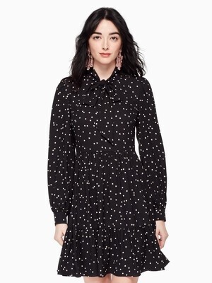 kate spade new york SWAMPED SCATTER DOT SHIRTDRESS