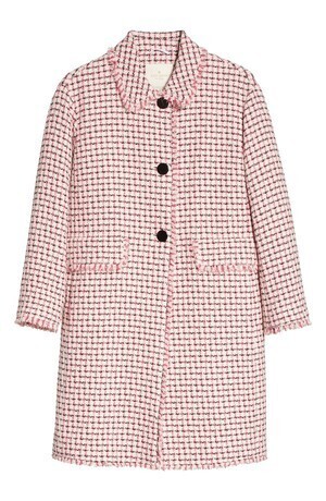 kate spade new york tweed coat