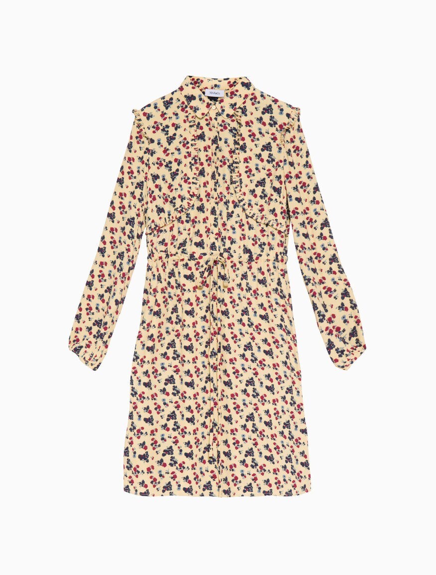 MAX & Co. ルーシュ フローラル ドレス