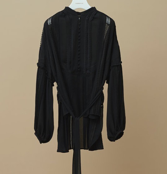 NUMBERCODE CONSTRUCT VITAGELIKE-BOHO WAISTMARK BLOUSE