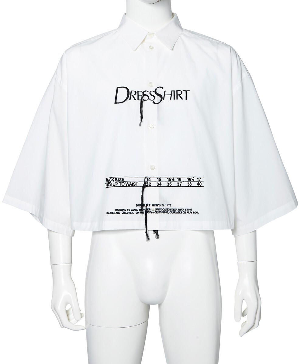doublet DRESS SHIRT EMBROIDERY DRESS SHIRT