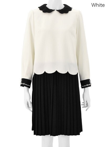 Chesty 2way Scallop Onepiece