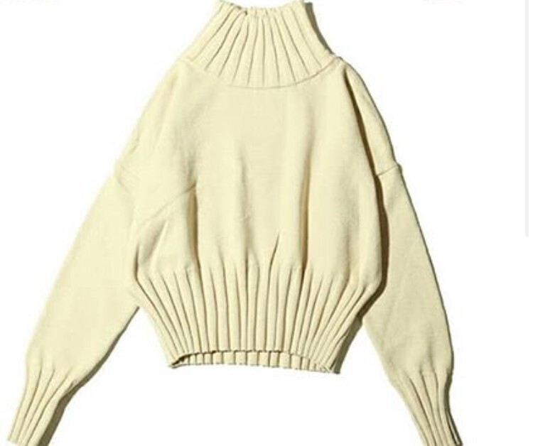 frunco LONGリブニット