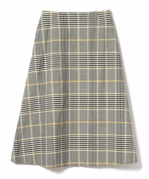 Demi-Luxe BEAMS ウールコットンチェック スカート