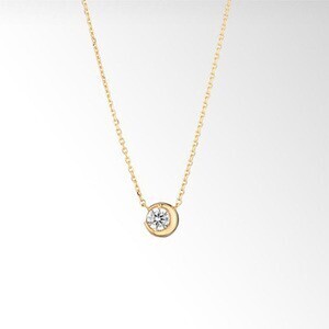 STAR JEWELRY MOON SETTING DIAMOND NECKLACE