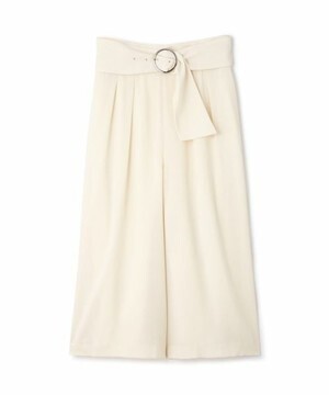 PROPORTION BODY DRESSING サッシュバックルフレアーガウチョ