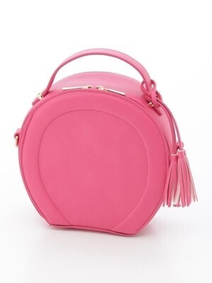 CECIL McBEE タッセル付ラウンド型ショルダーバッグ