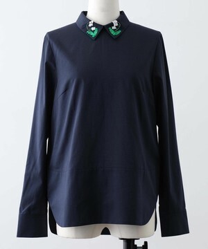 MUVEIL 刺繍ブラウス