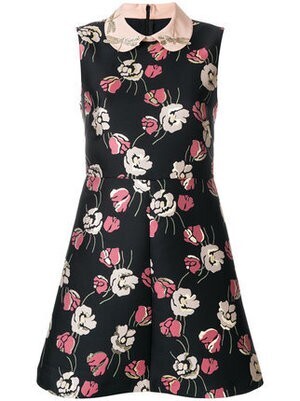 RED VALENTINO フローラル ドレス