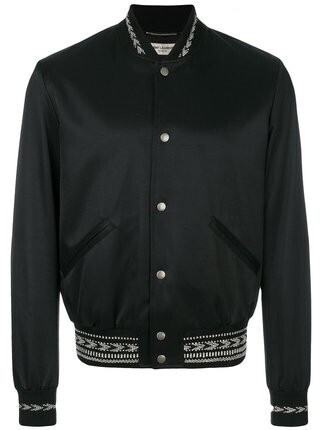 SAINT LAURENT PARIS エンブロイダリー ボンバージャケット