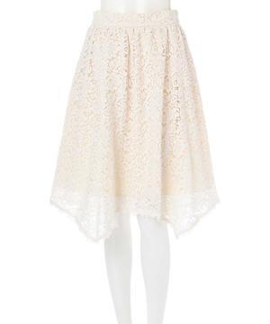 JILL by JILLSTUART フローラルブロックレース スカート