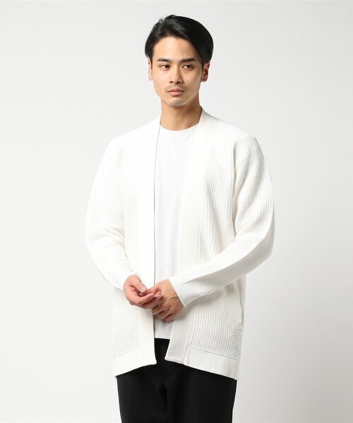 HIGH STREET ワッフルコーディガン