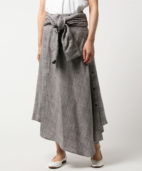 AULA AILA LINEN GLEN CHECK SK