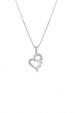 Crossfor NewYork D-3stone Heart (NYP-585)