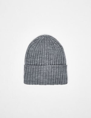 Bershka リブ編みビーニー帽