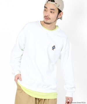 FREAK'S STORE UCLA ベアーロゴクルーネックプルオーバースウェット