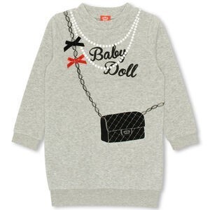 BABYDOLL チェーンバッグ柄ワンピース