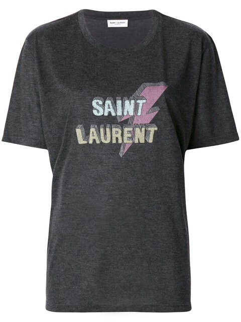 SAINT LAURENT PARIS プリント Tシャツ