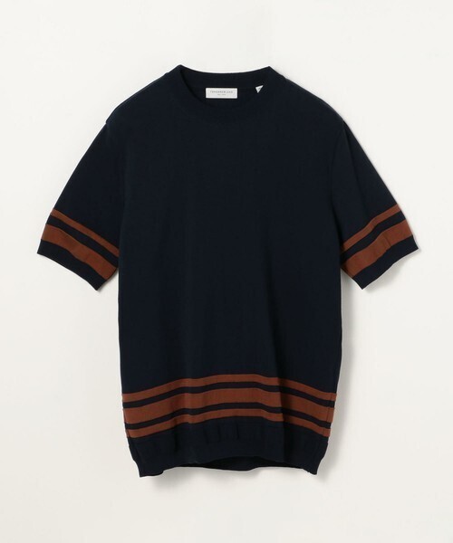 TOMORROWLAND tricot ランダムライン ニットTシャツ