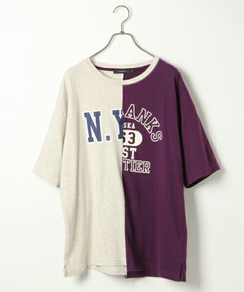 RAGEBLUE リメイクプリントTシャツ