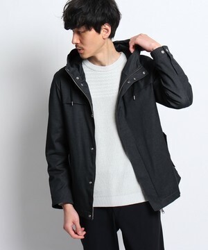 TAKEO KIKUCHI ファンクションチノフードショートブルゾン
