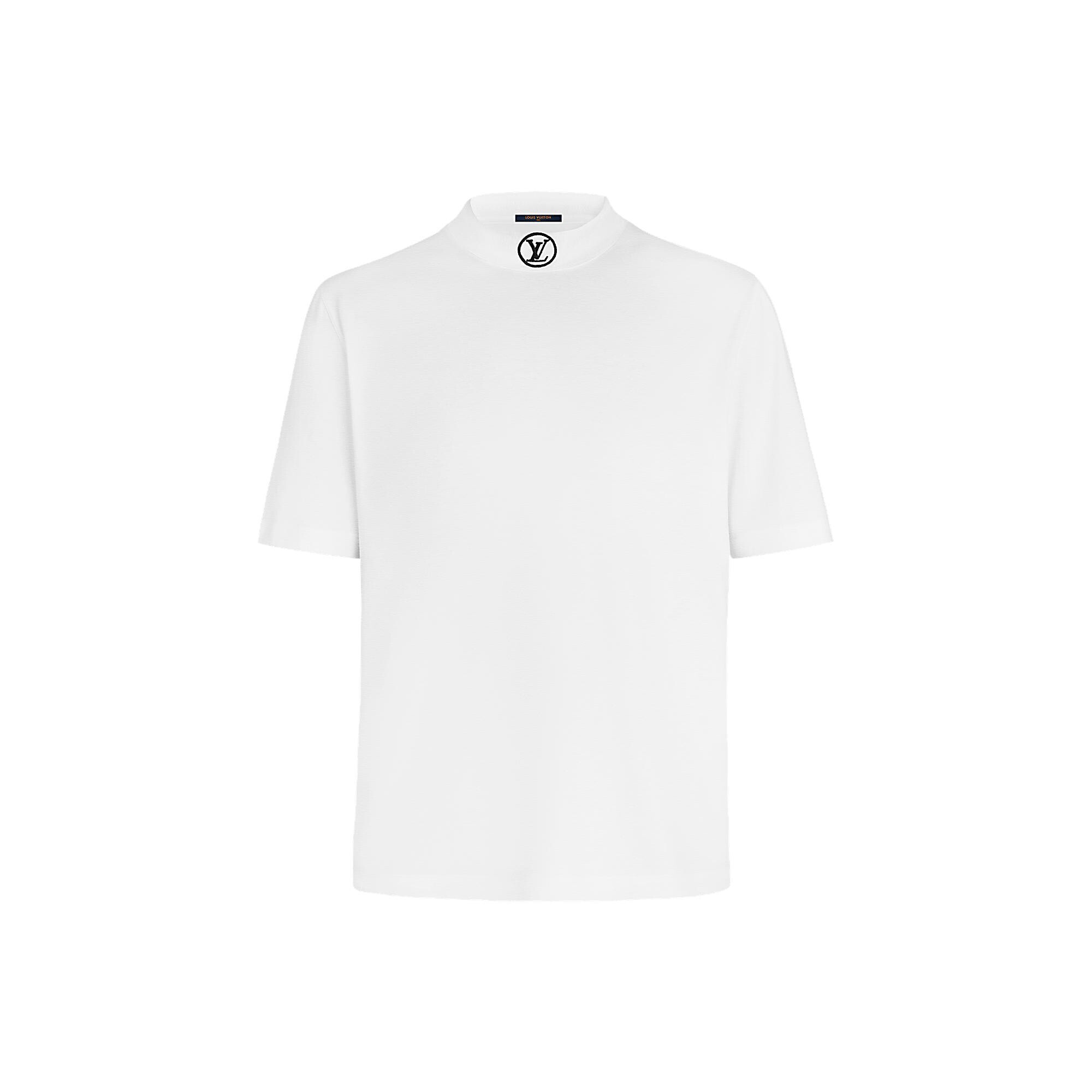 LOUISVUITTON ハイネックショートスリーブTシャツウィズロゴ