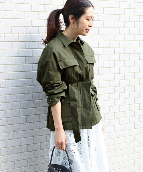 IENA CURRENTAGE SAFFARI ジャケット◆