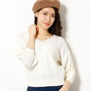 Mystrada ケーブルニット