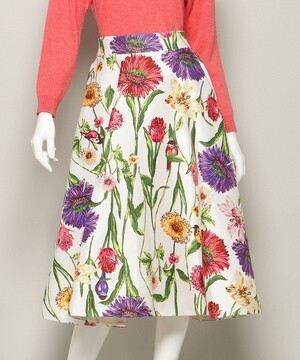 And Couture ビックフラワーフレアスカート(75丈)