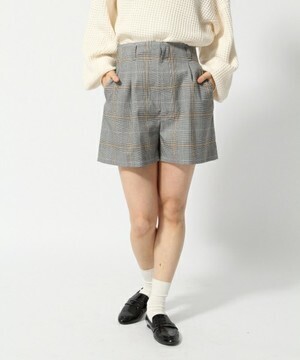 LOWRYS FARM TRチェックショートパンツ