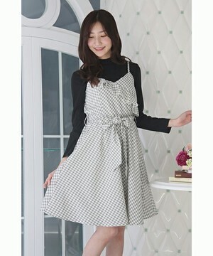 PATTERN fiona インナー付きセットアップワンピース