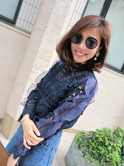 Chesty Organdie Lace Tops