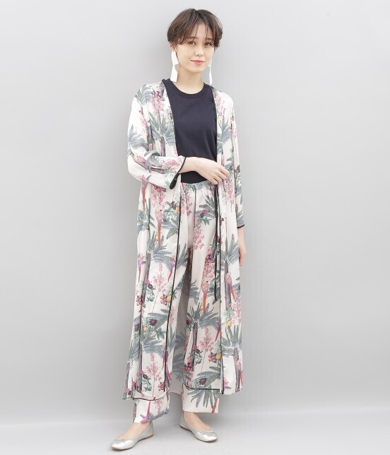 ADAM ET ROPE' DRESS(KIMONO)