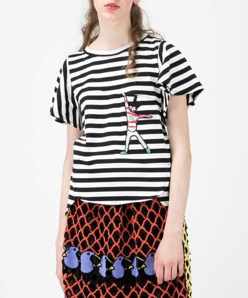 TSUMORI CHISATO ﾎﾞｰﾀﾞｰﾄﾞｯｷﾝｸﾞT