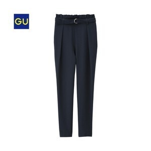 GU ベルト付きテーパードパンツＺ